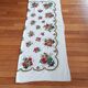 Old flower tablecloth Vintage 60s Floral decor