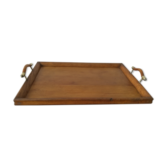 Old wooden tray