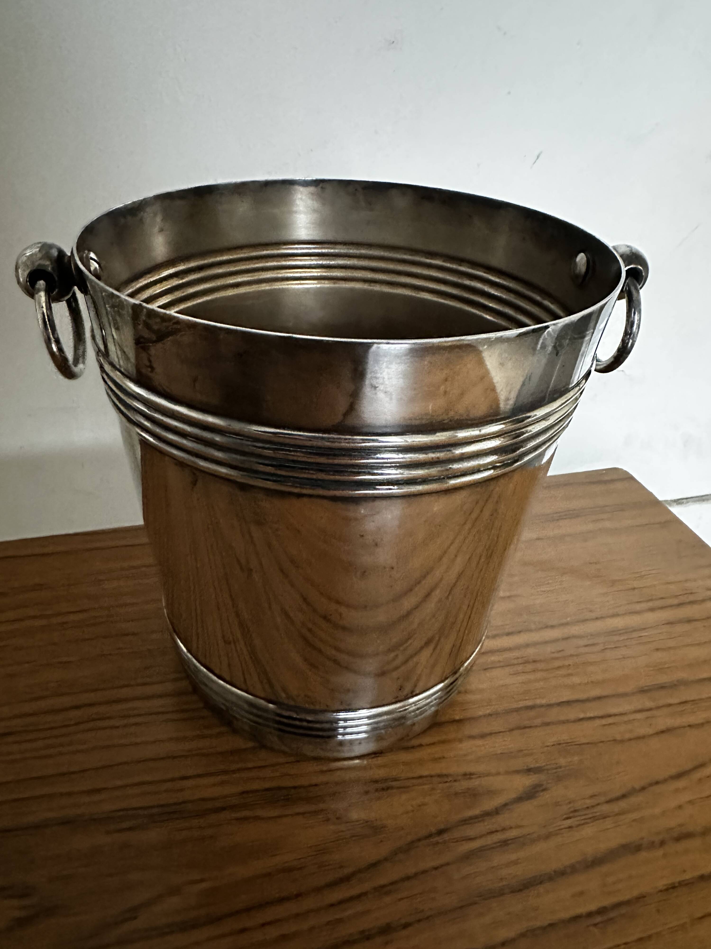 Gallia Champagne Bucket - Silver Metal - Art Deco Period - Biarritz Model