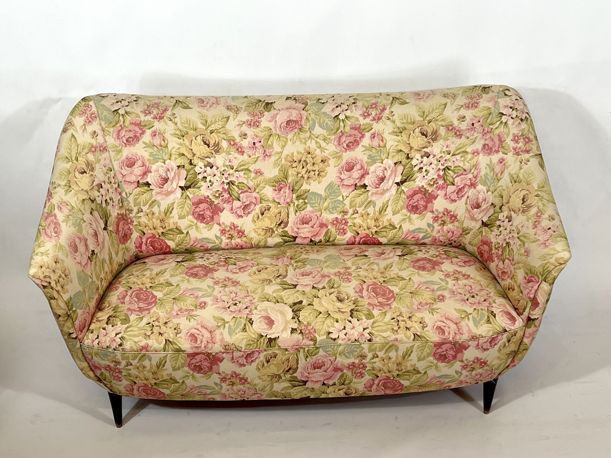 Mid-century Italian two-seater sofa