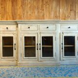 Buffet / display cabinet style industrial/colonial solid mango wood