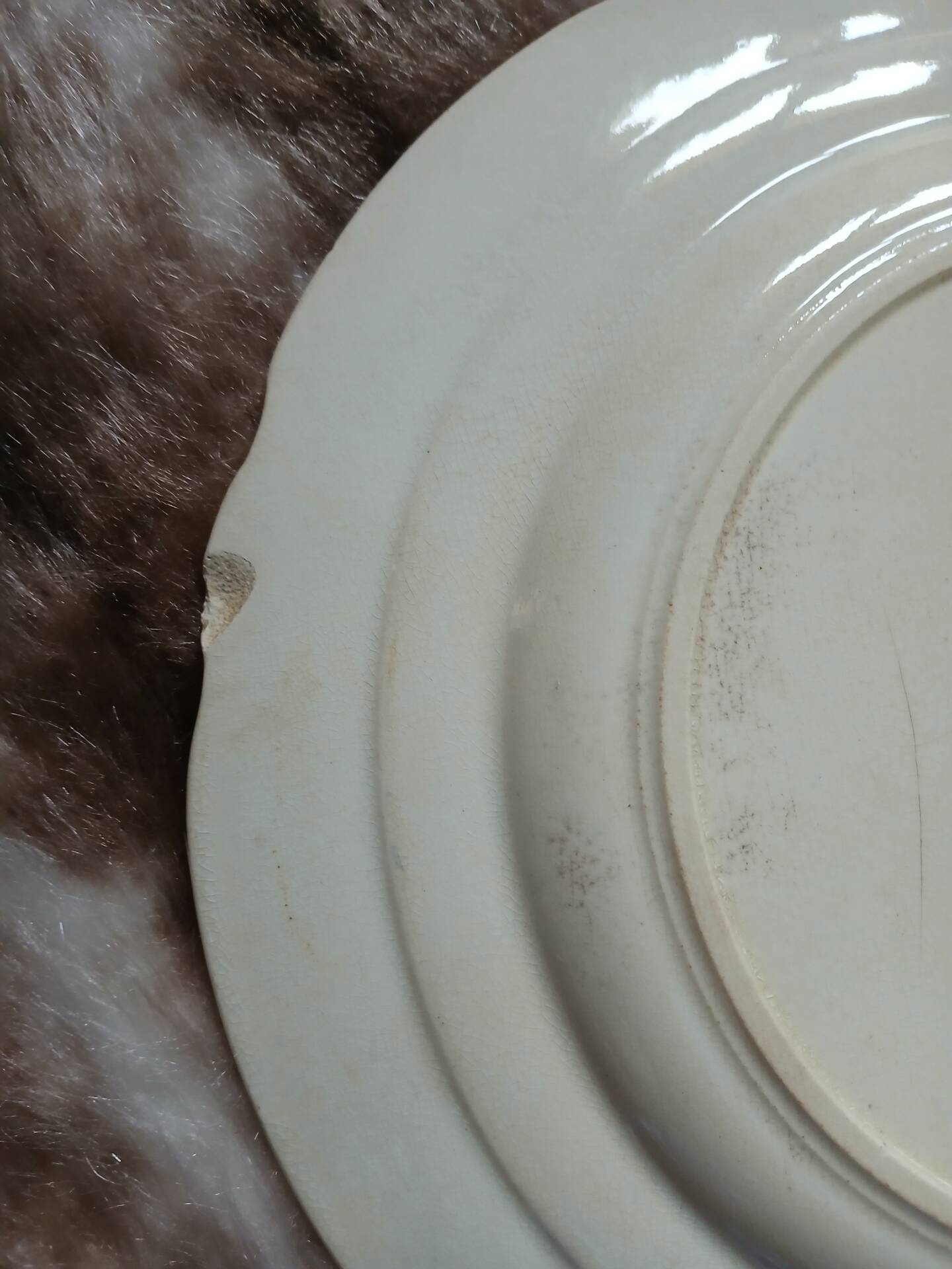 10 antique flat plates "Louis XIII" Choisy le Roi