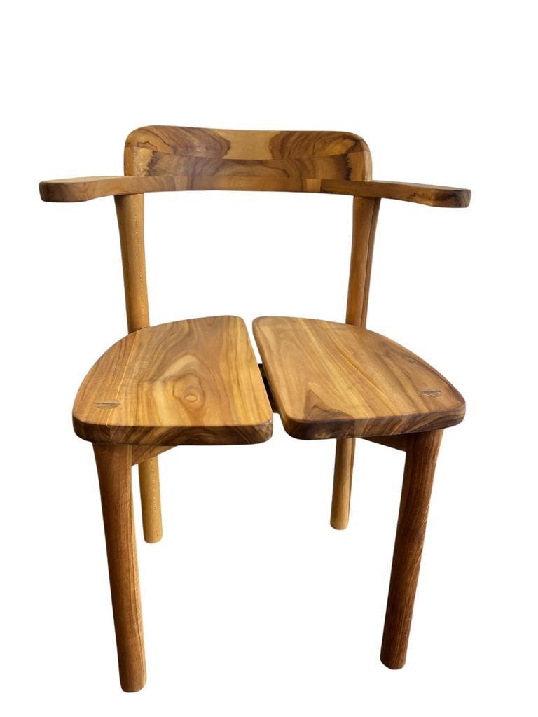Solid wood dining chair (several pieces in stock)