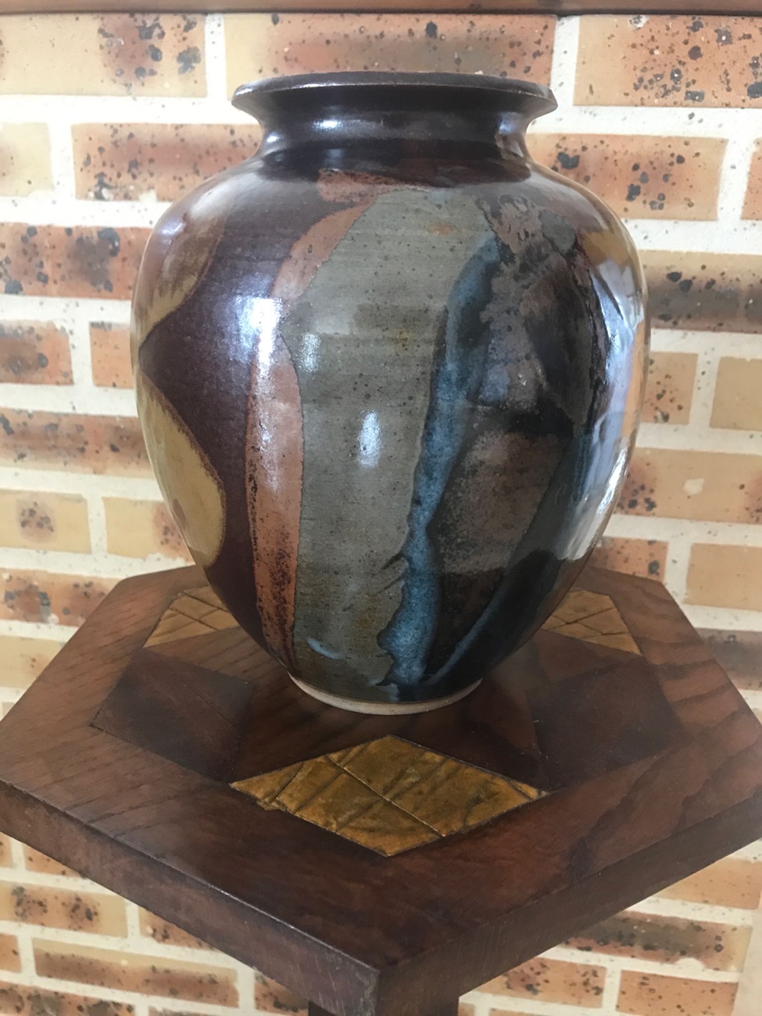 Ceramic vase signed capon