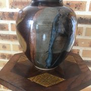 Ceramic vase signed capon