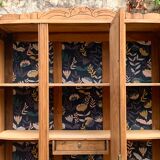 Parisian art deco wardrobe solid raw oak 1930