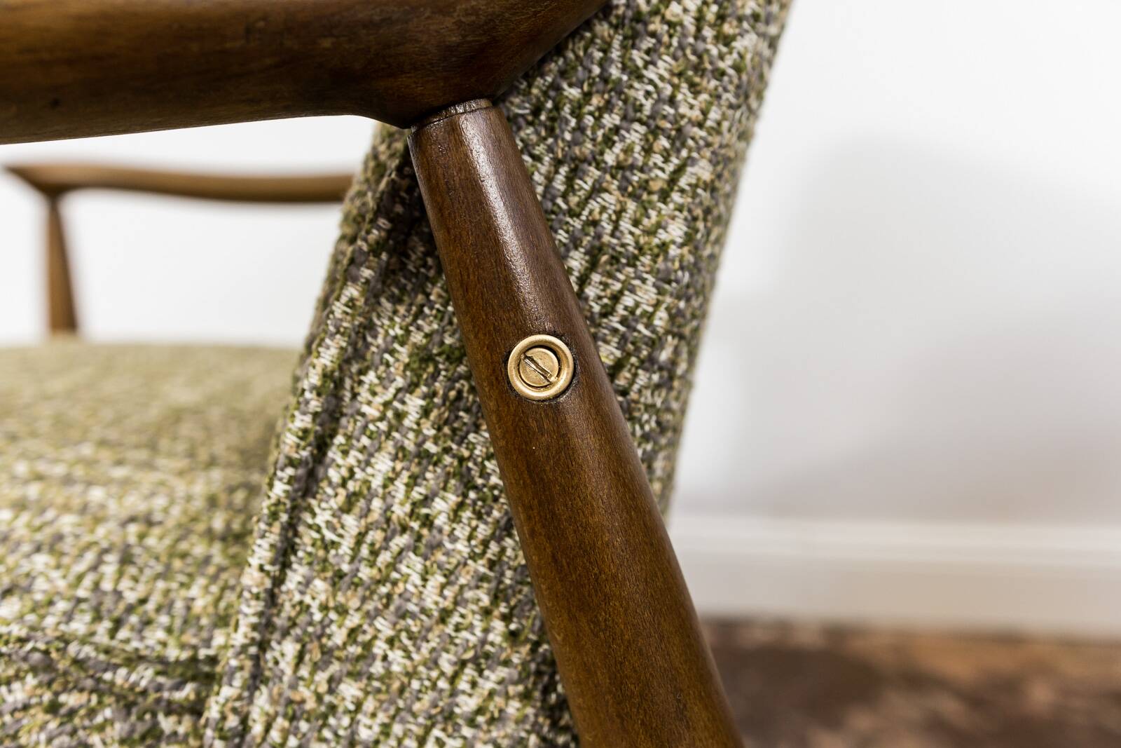 Customizable Pair Of Restored Mid Century Armchairs, 1960s