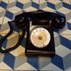 Vintage phone in Bakelite dial