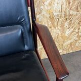 60s 70s dining chair arm chair Arne Vodder for Sibast Furniture Danish design Denmark 60s