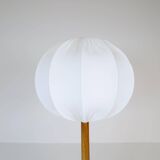Mid-century solid teak table lamp from the 1960s Sweden.