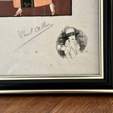 Painting by Paul Allier: A butterfly in my home