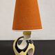 Earthenware bedside lamp from the 50s/60s