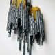 Brutalist Wall Lamp By Marcel Fantoni, Italy, 1960S