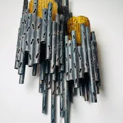 Lampe murale brutaliste par Marcel Fantoni, Italie, années 1960.