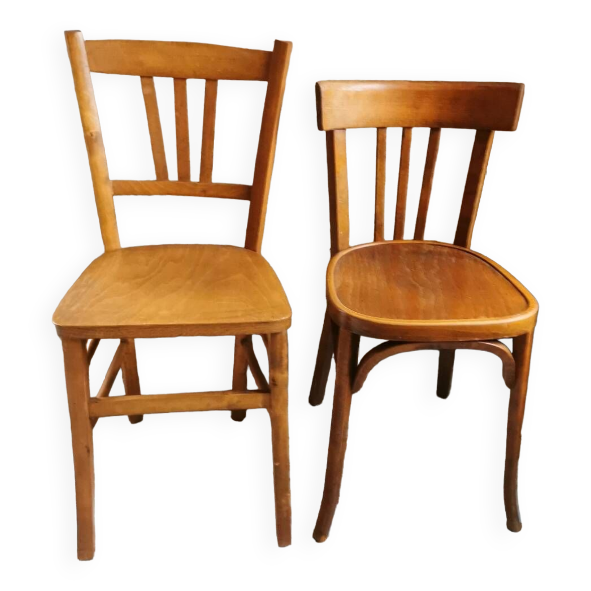 Duo of Bistro Chairs, Baumann