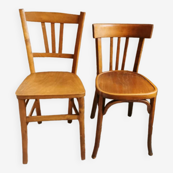 Duo of Bistro Chairs, Baumann