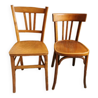 Duo of Bistro Chairs, Baumann