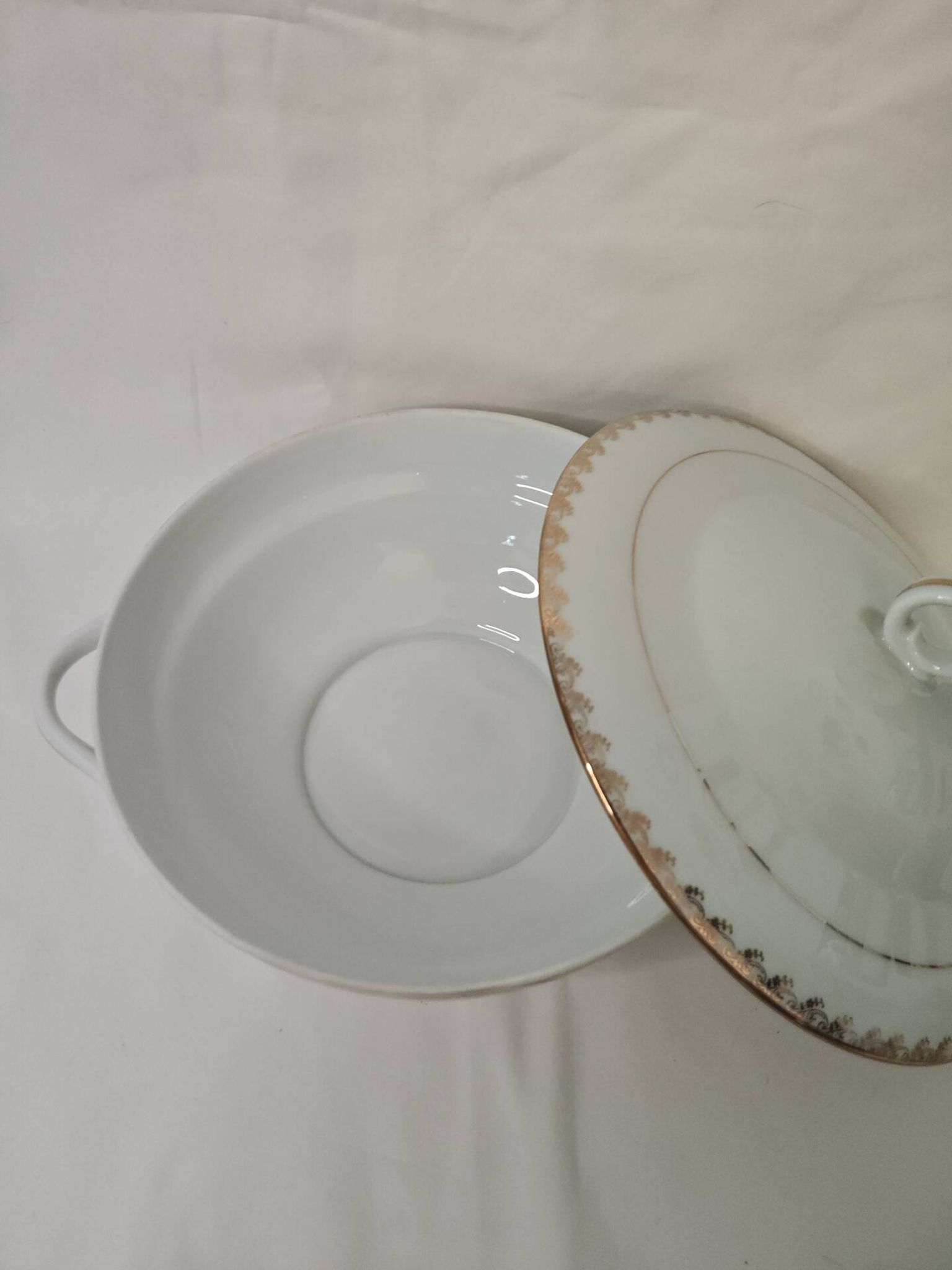 Limoges porcelain soup tureen