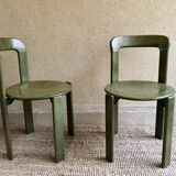 Set of 2 Bruno Rey design chairs