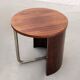 French Modernist Art Deco tubular steel side table, c. 1930s