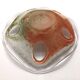 Large handcrafted glass bowl / fruit bowl / centerpiece