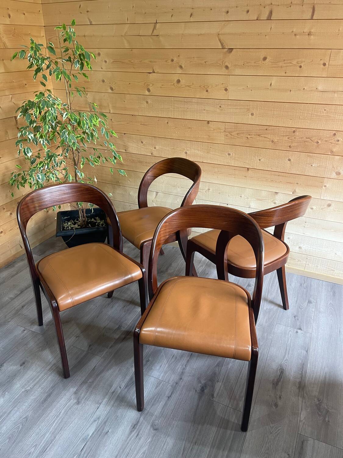 4 chaises Gondoles Baumann