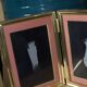 Foldable vintage gold photo frames