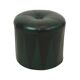 Round Vintage Green Black Pouf Two-tone Skai Sixties