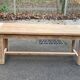 Renovated 20th-century farmhouse dining table with drawer, 200cm.
