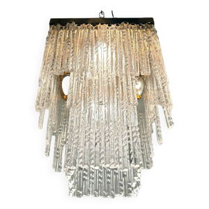 plafonnier à tige en - verre murano