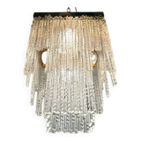 Murano Glass Rod Ceiling Light Flushmount