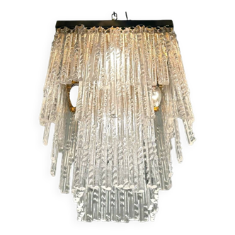 Murano Glass Rod Ceiling Light Flushmount