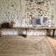 Large farmhouse bench