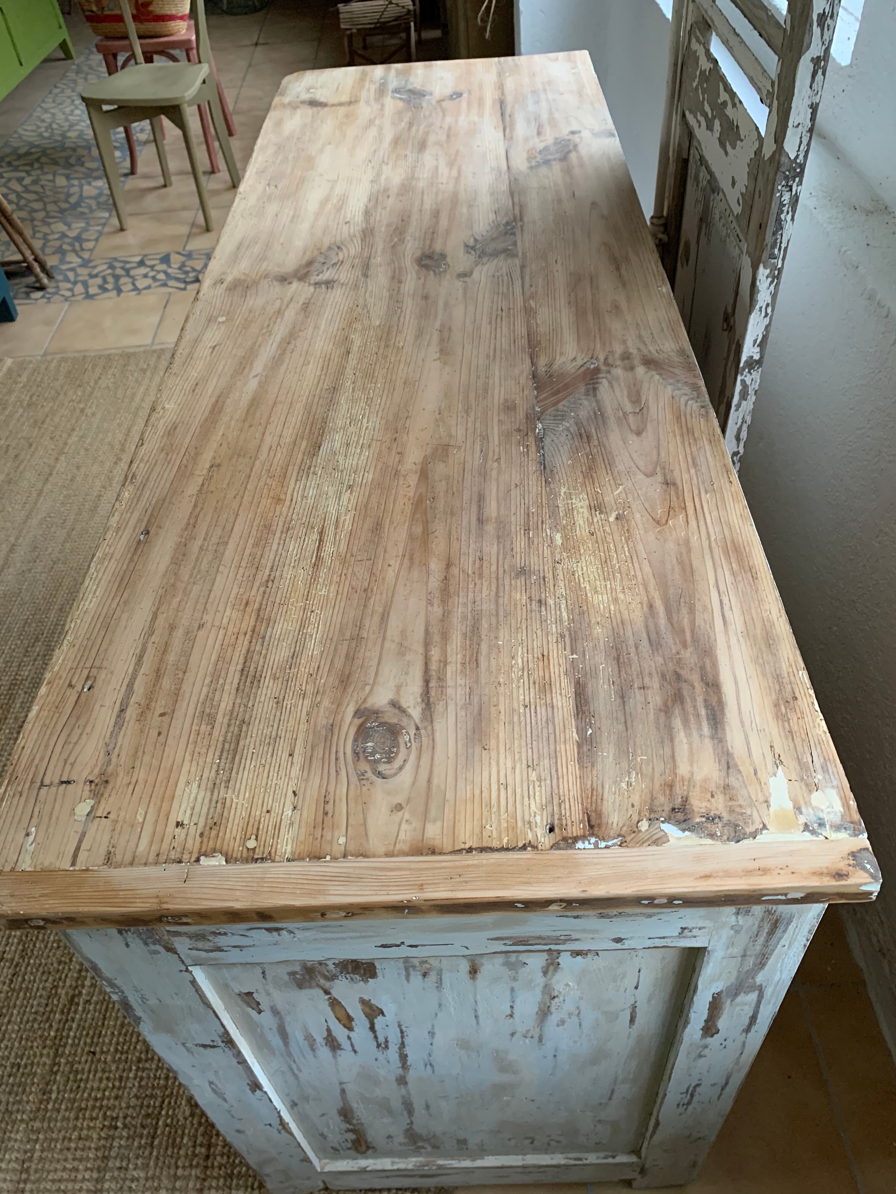 Antique patinated furniture