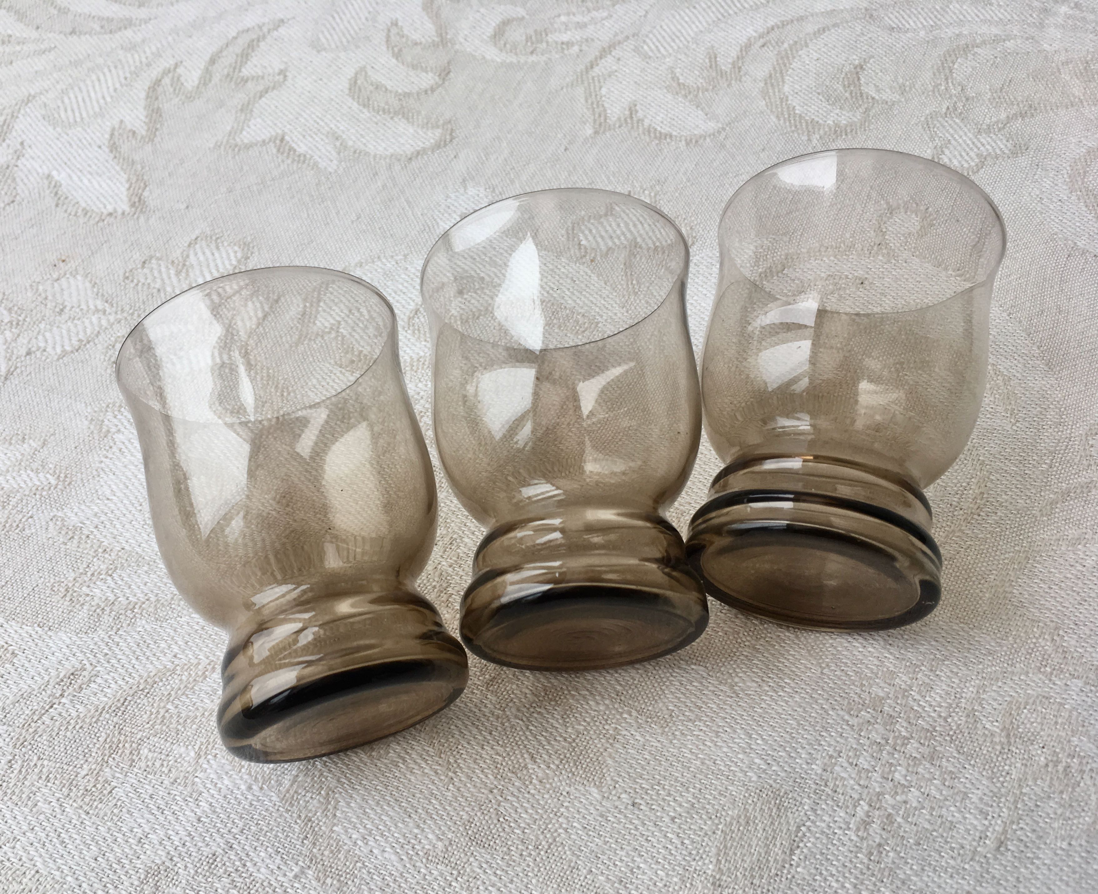 Set de 6 verres à alcool vintage