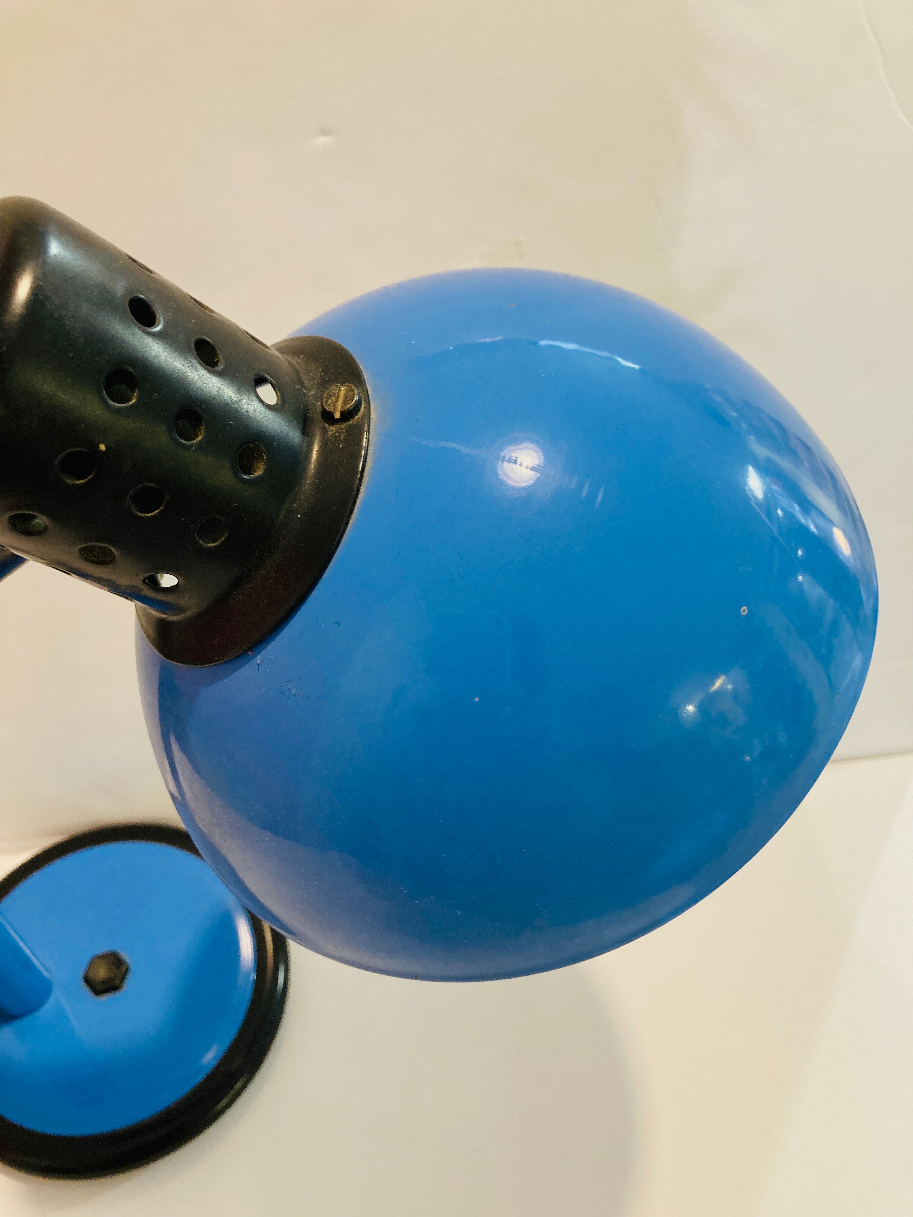 Blue table lamp from the 60s-70s - retro -vintage