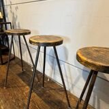 Industrial style bar stools