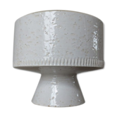 Pot cover in white ceramic 60s 70s