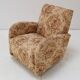 Vintage designed armchair with wheels, Czechoslovakia, 1950s.