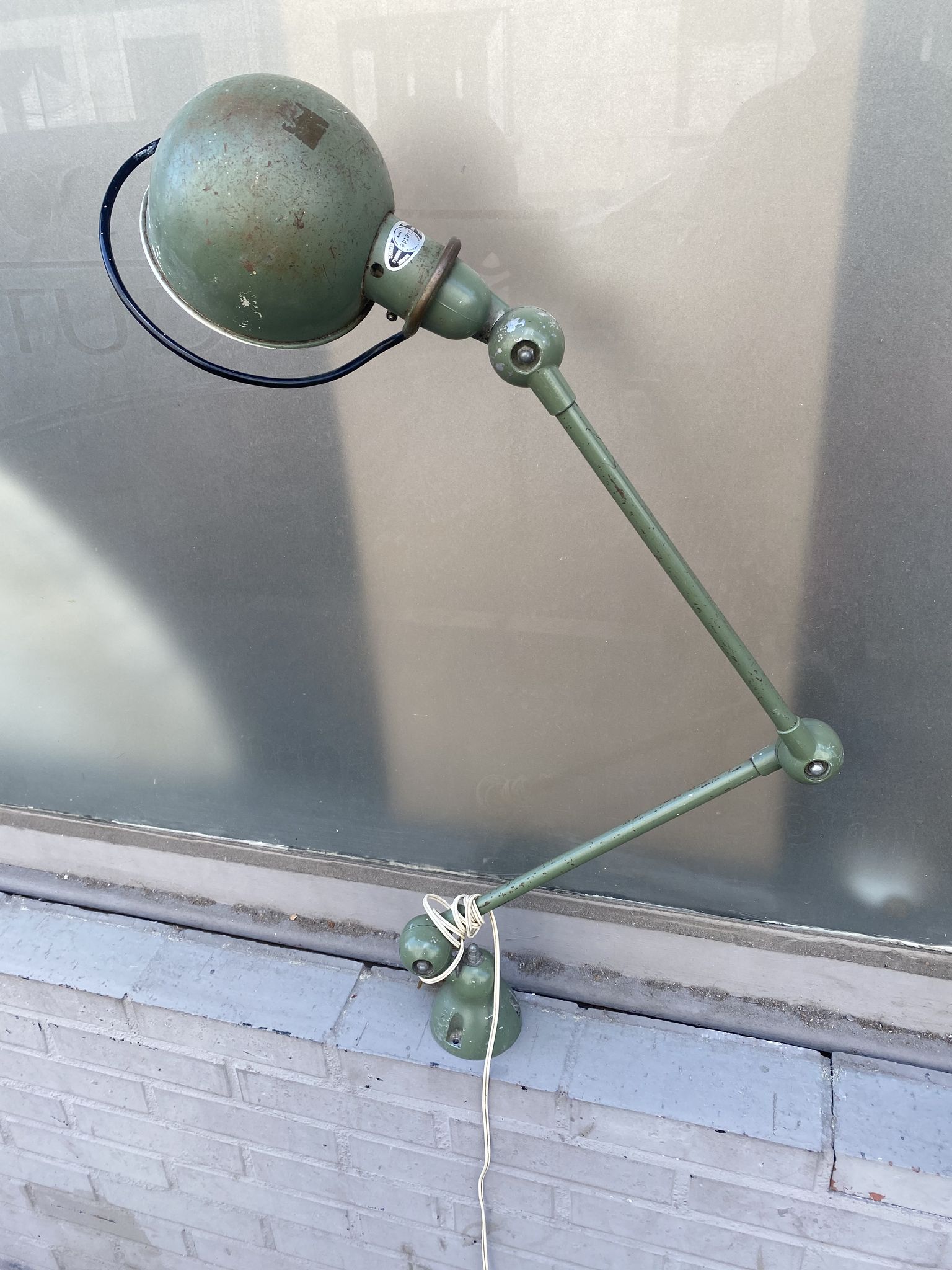 Large old Jielde wall light from the 60s