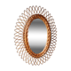 Rattan mirror
