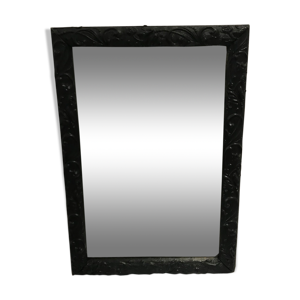 Miroir en bois peint