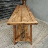 Industrial workbench washbasin table kitchen island 50 x 175 cm