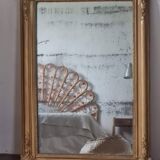 Antique rectangular mirror with moldings 103 x 68