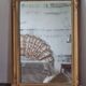 Antique rectangular mirror with mouldings 103 x 68