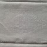 Series of 6 old large damasse towels
