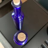 Set of two cobalt blue soliflores