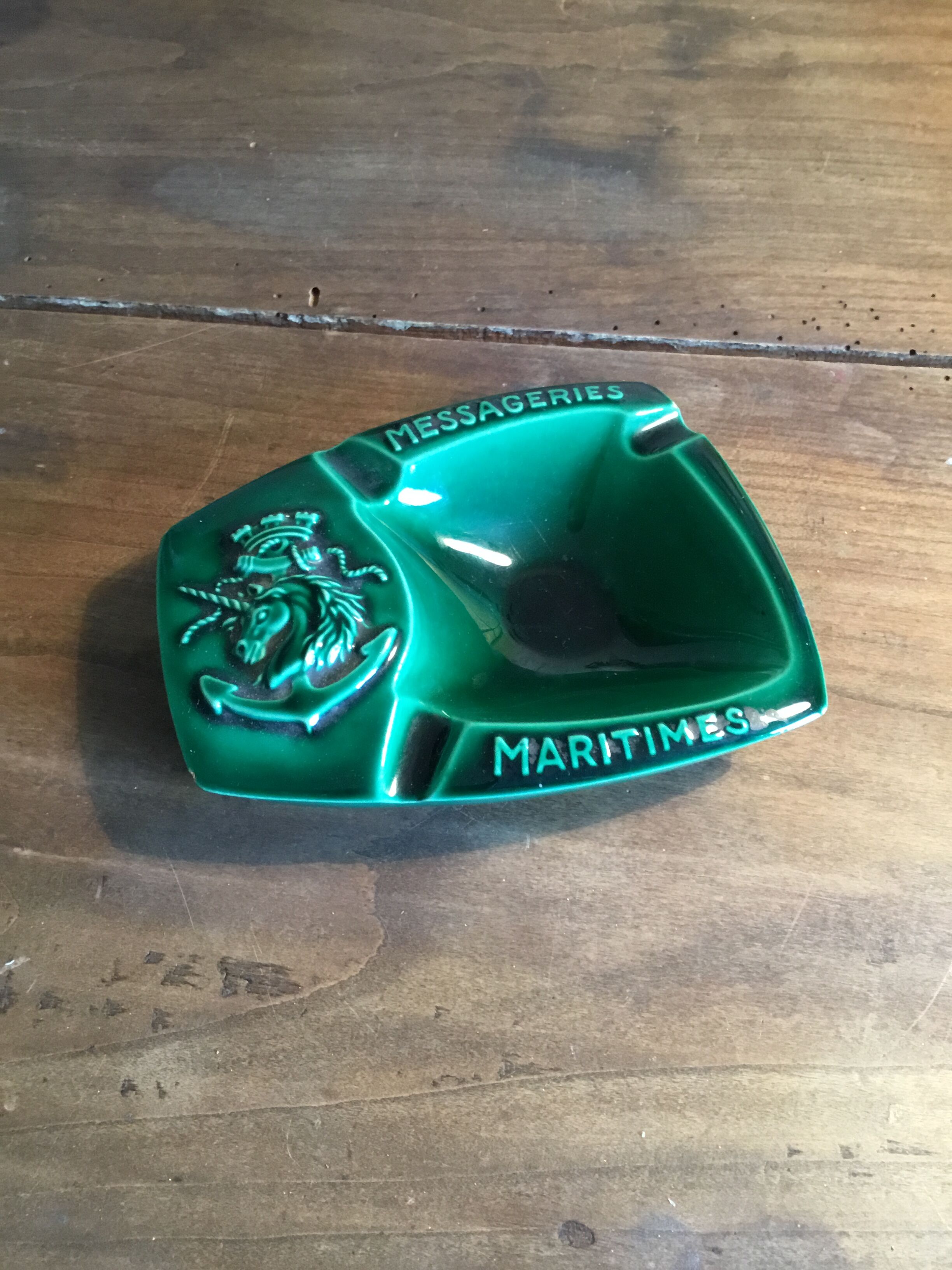 Cendrier vide poche messageries maritimes