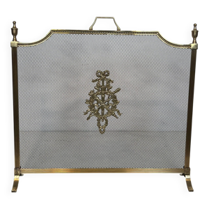 Pare-feu en laiton et - maison jansen