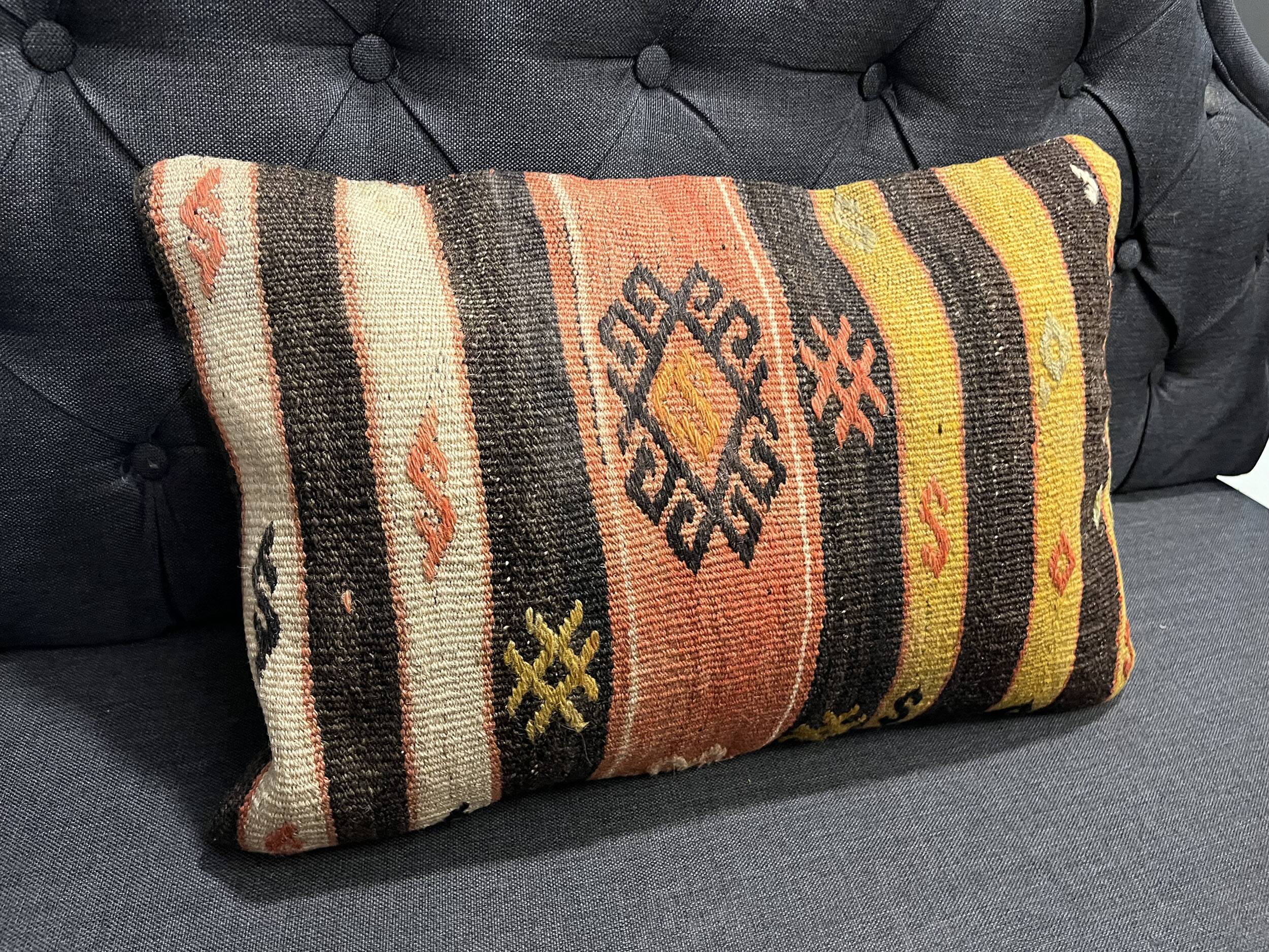 Wool Striped Pillow